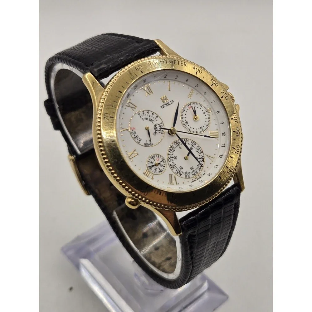 Rare Citizen Noblia 41mm Men's Multifunction Watch. New Battery.
